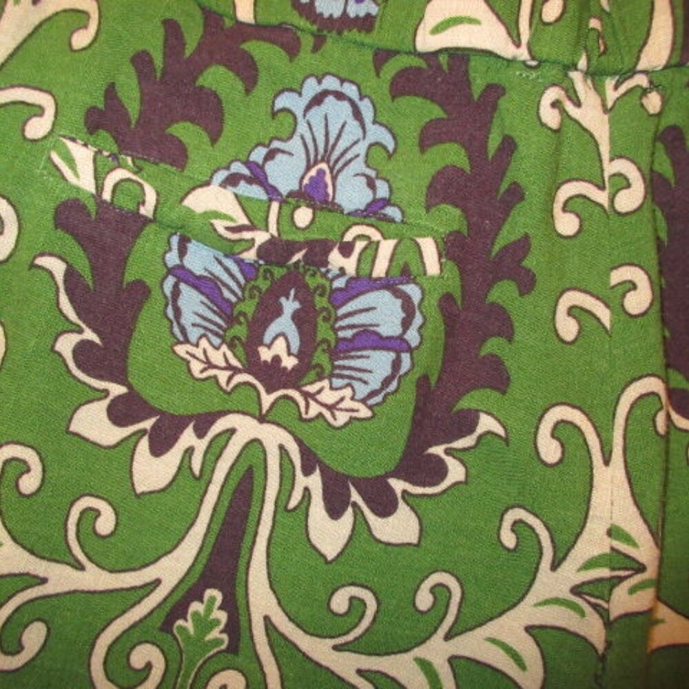 Sanctuary Linen Blend Shorts Size XL Pockets Paisley Hippie Boho Gypsy Granola - Picture 6 of 7